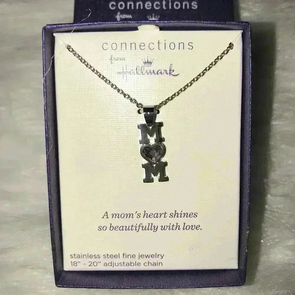 MOM Stainless Steel Necklace - Picture 2 of 2